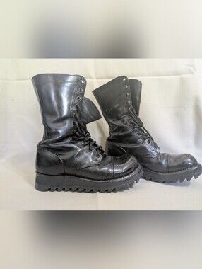 Vintage Corcoran Jump Boots 8.5 Ripple Sole Combat Boots Military Paratrooper